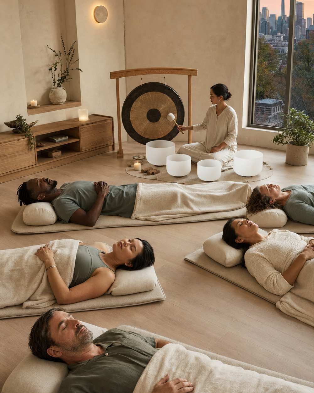 Group sound bath